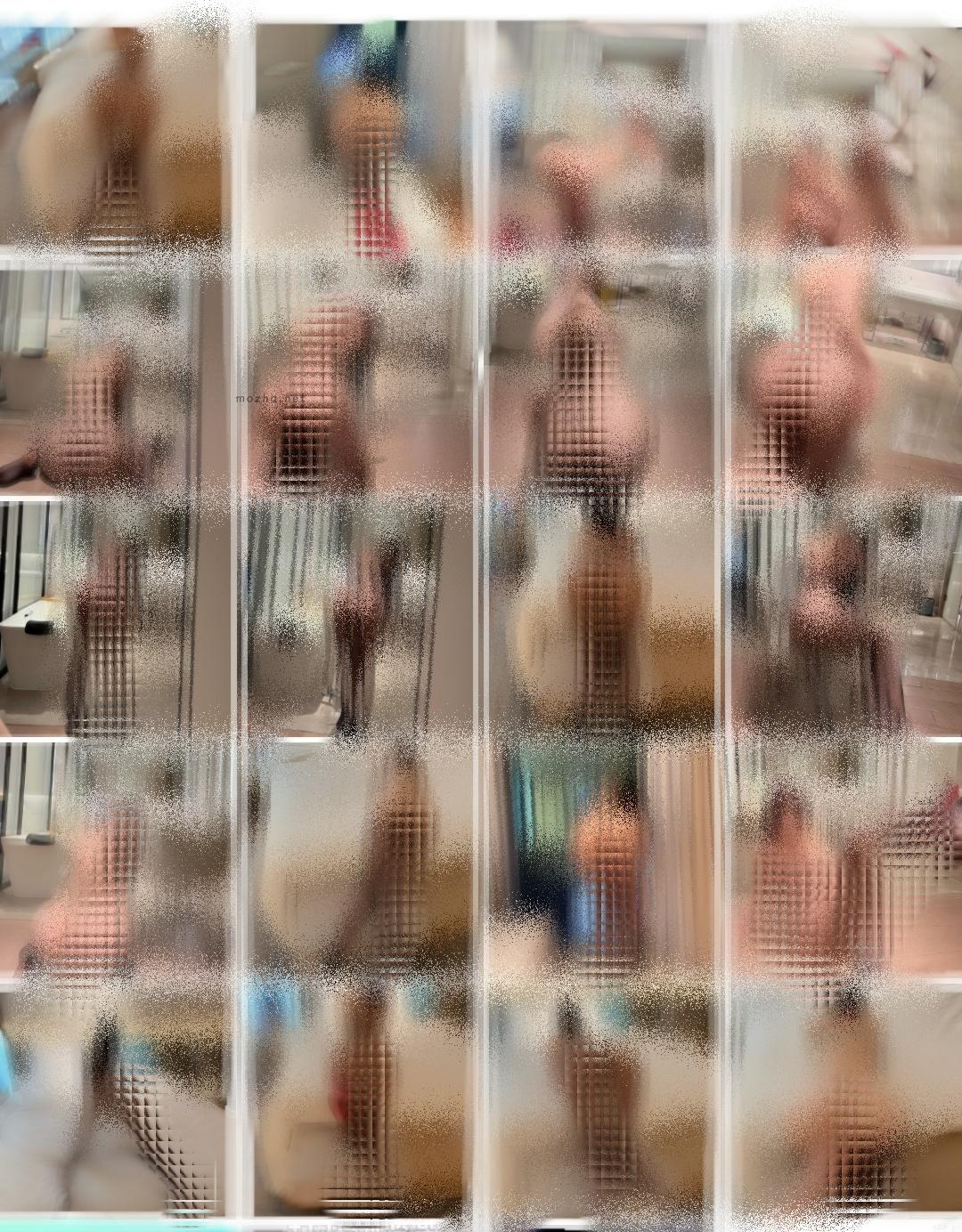 脸红Dearie – 连体油亮黑丝【21P】